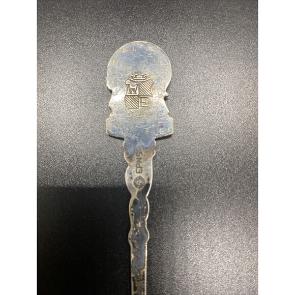 Vintage 1978 CHRISTMAS Silver Plate Souvenir COLLECTIBLE Kids Praying Hands - Picture 8 of 12